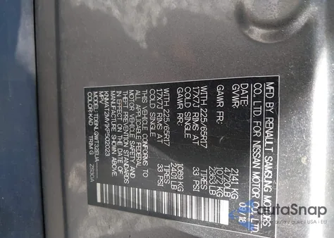 2019 Nissan Rogue Sv z USA, uszkodzony, nr VIN KNMAT2MV1KP502023